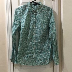 The limited floral pattern button down shirt